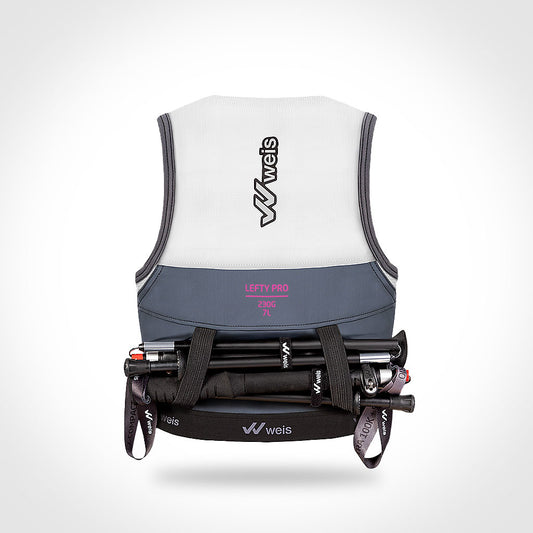 LEFTY PRO 7 L VEST / WHITE-PINK / PERFORMANCE SERIES