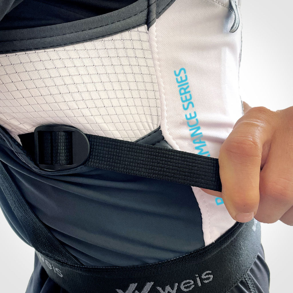 LEFTY PRO 7 L VEST / WHITE-CYAN / PERFORMANCE SERIES