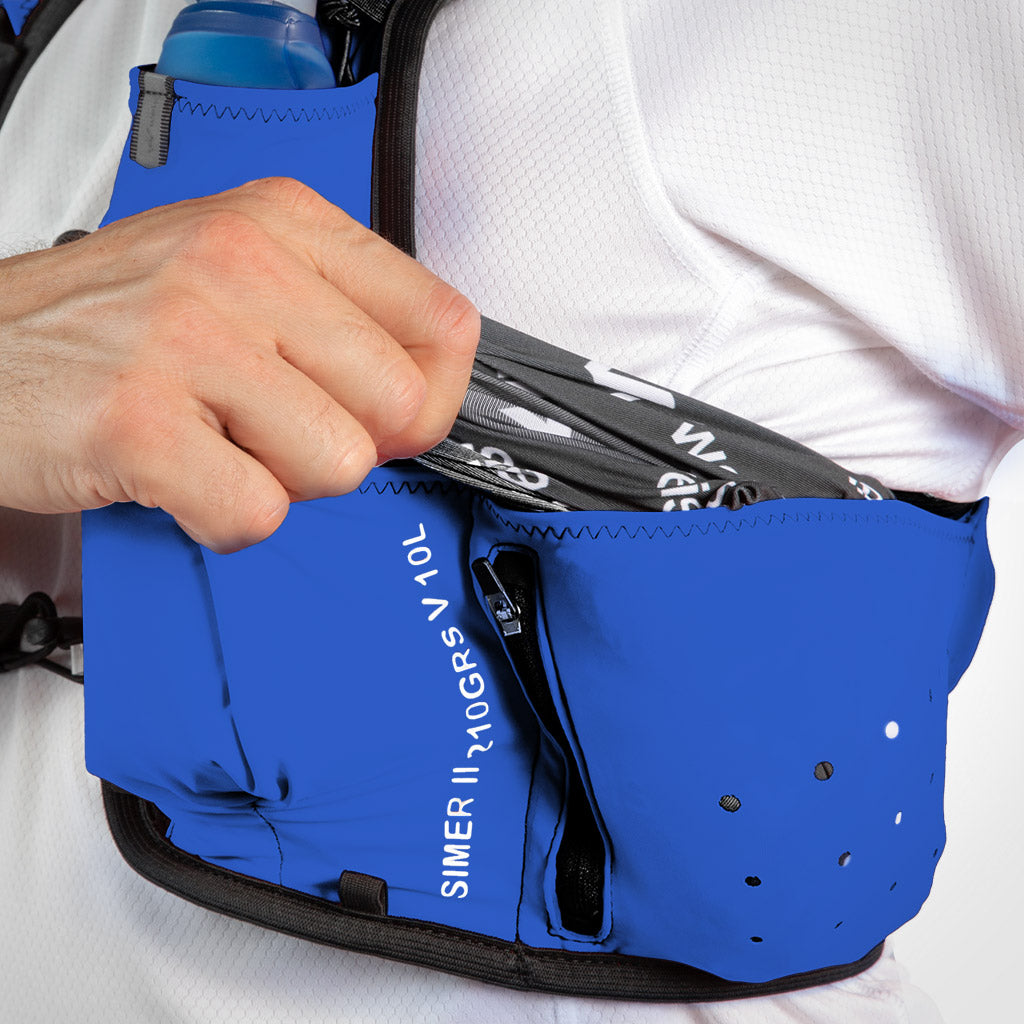 CHALECO SIMER II 10 L / ULTRA 100K + SERIES / AZUL