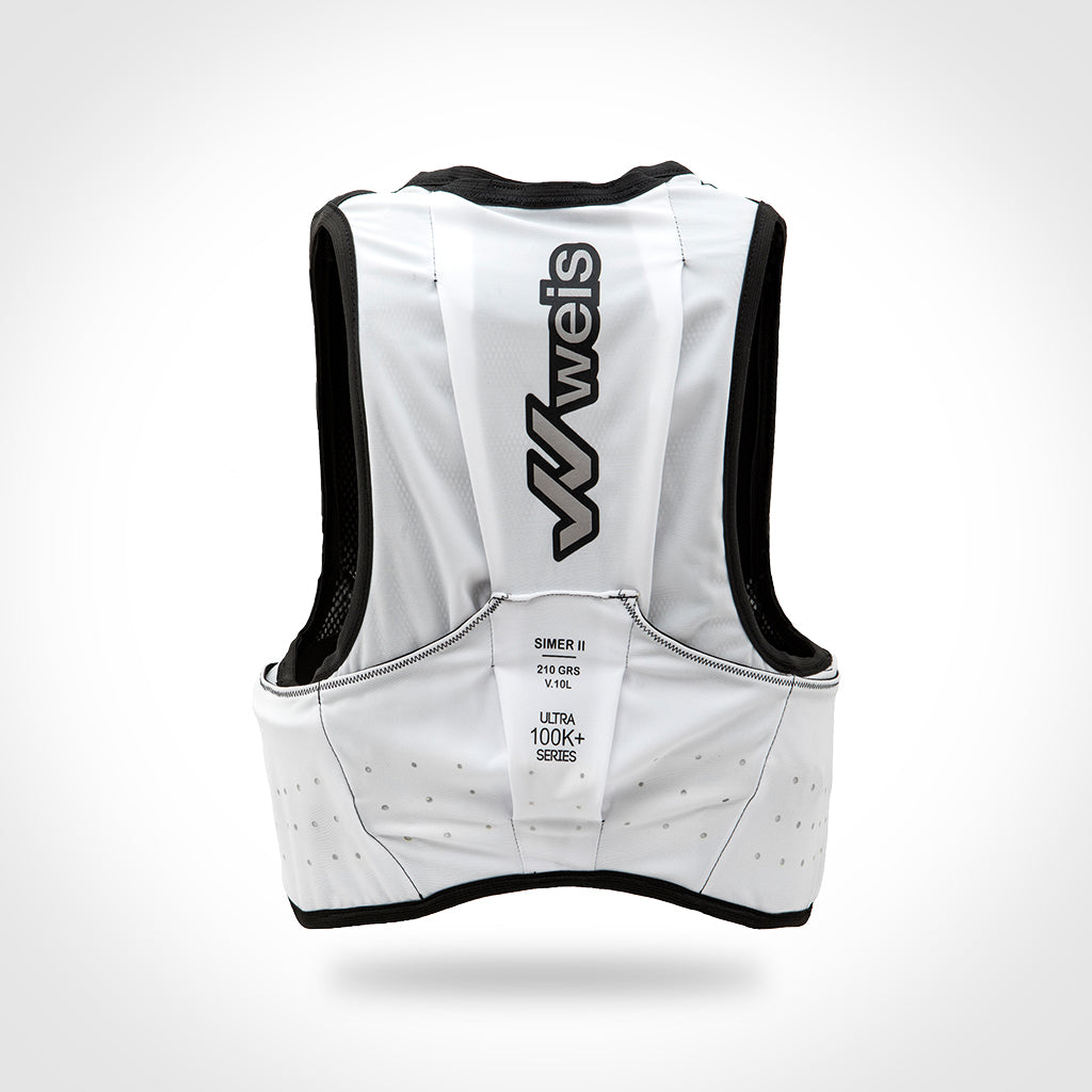 CHALECO SIMER II 10 L / ULTRA 100K + SERIES / BLANCO