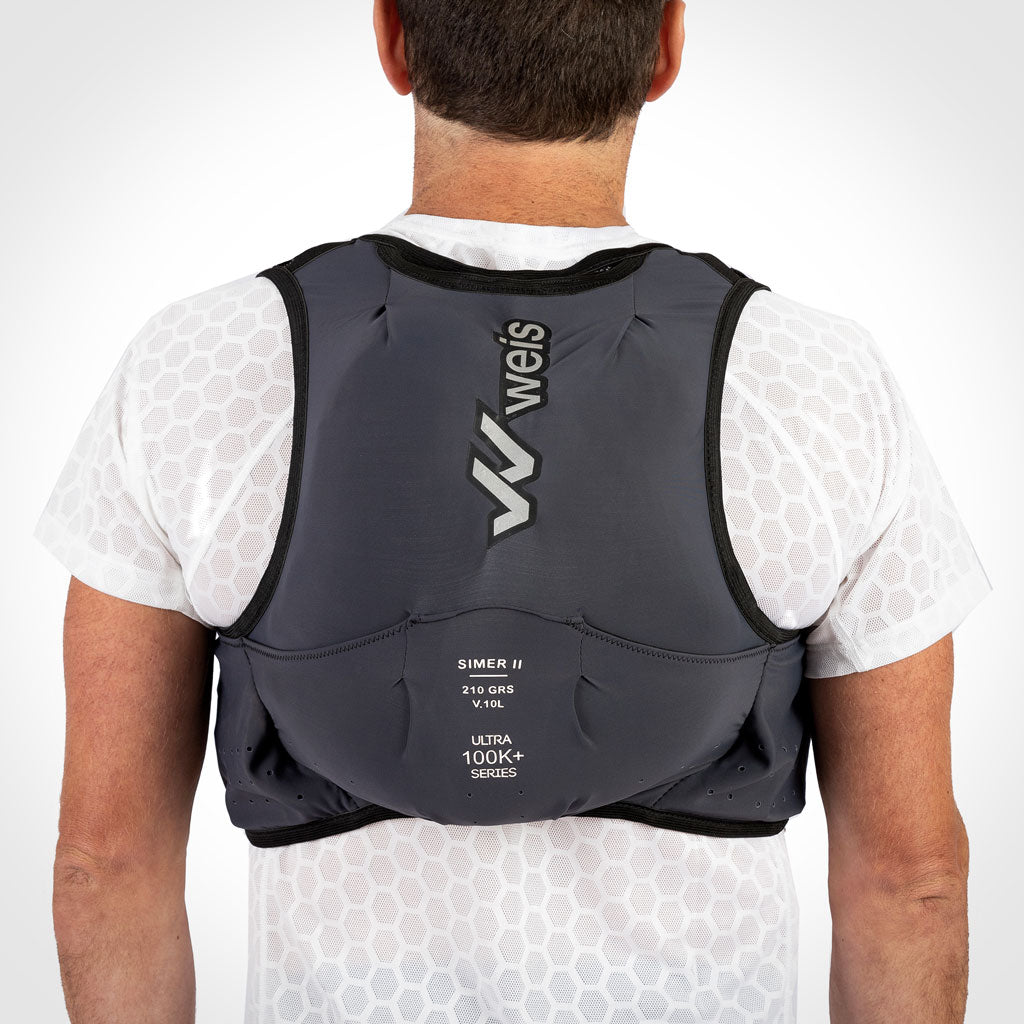 CHALECO SIMER II 10 L / ULTRA 100K + SERIES / GRIS PLOMO