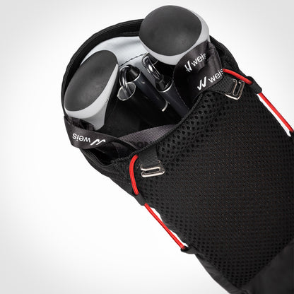 CARCAJ PORTABASTONES WEIS / NEGRO Y ROJO