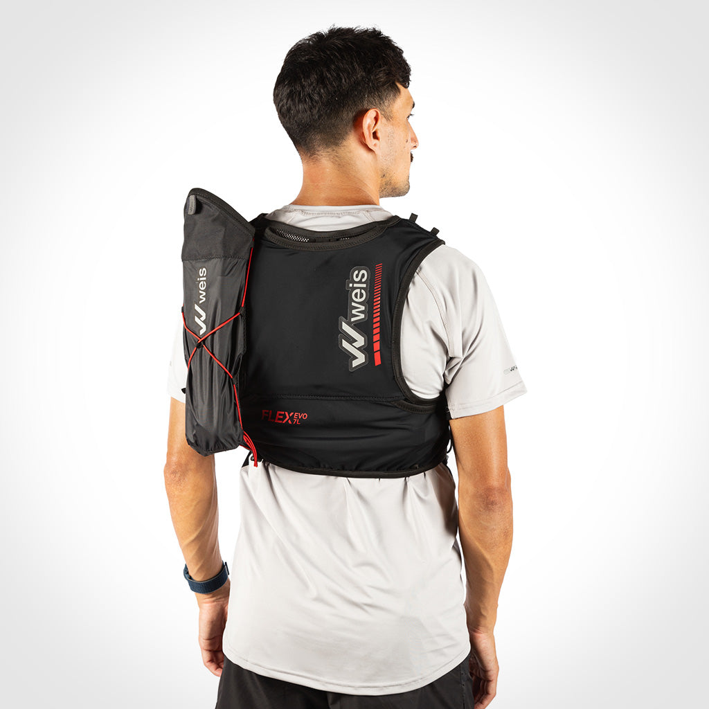 CARCAJ PORTABASTONES WEIS / NEGRO Y ROJO