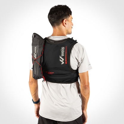 CARCAJ PORTABASTONES WEIS / NEGRO Y ROJO