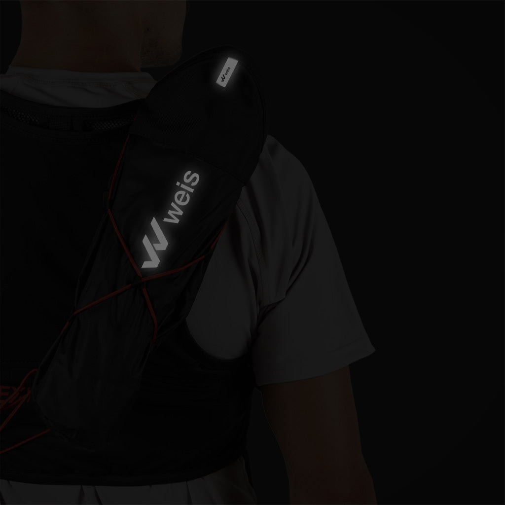 CARCAJ PORTABASTONES WEIS / NEGRO Y ROJO