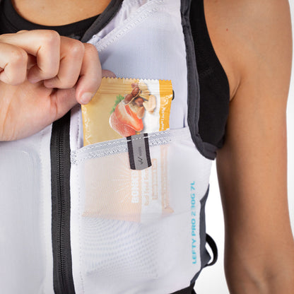 LEFTY PRO 7 L VEST / WHITE-CYAN / PERFORMANCE SERIES